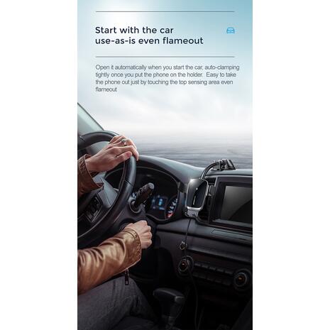 Βάση κινητού αυτοκινήτου JOYROOM Wirless Car Charger μαύρο